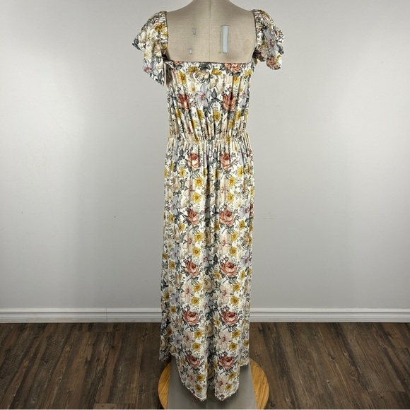 NWT Kryssi Kouture Elegant Floral Print Maxi Stretch Dress XL - Picture 3 of 16